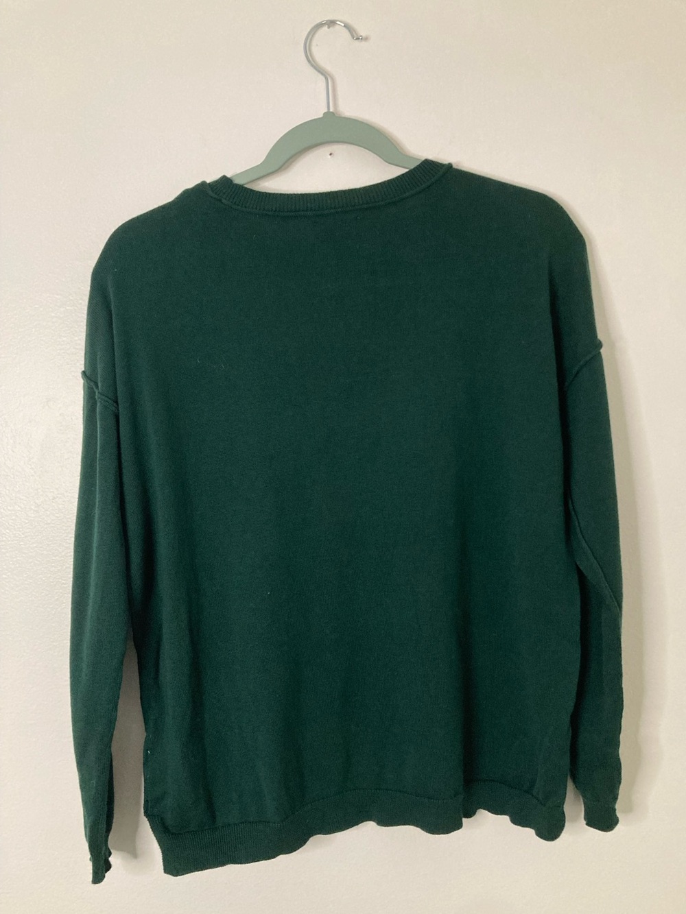 Wonderly Forest Green Crewneck Pullover Sweater Size S - Picture 6 of 6